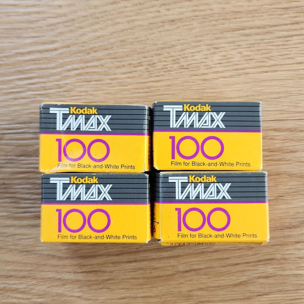 KODAK TMAX 100 PROFESSIONAL TMX 135-36 EXPIRED 1999 New Sealed (Lot Of 4)